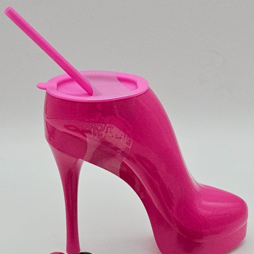 Pink High Heel Shoe Cup